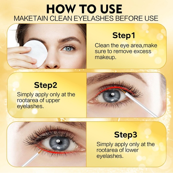 Eyelash Growth Serum, Strong Lashes in 3-4 Weeks, Vegan Cruelty-Free - Picture 6 of 7